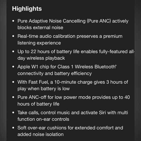 Beats Studio 3 wireless headphone - Matte Black NWT - Picture 8 of 13